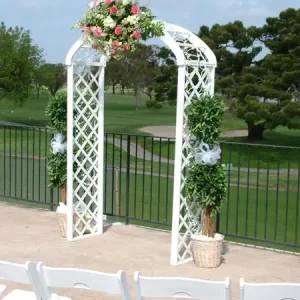 C. White Wood Trellis - Click on picture for more information