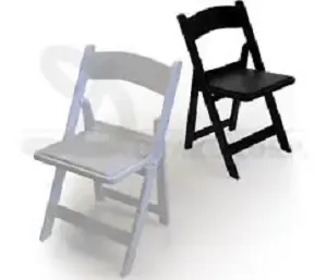 B. Folding Chair Black or White Padded