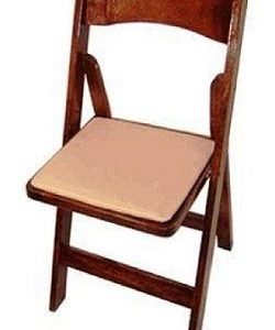 E. Fruitwood Wood Chair